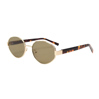 Romy – Retro ovale zonnebril met UV-bescherming